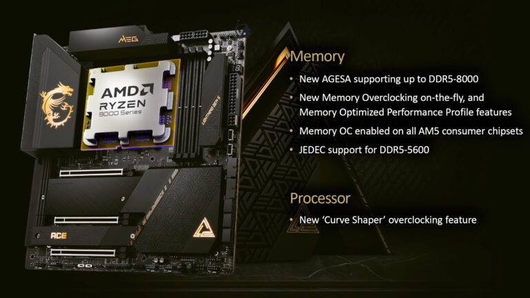 مادربردهای MSI به جدیدترین ویژگی‌های اورکلاک و پشتیبانی حافظه پردازنده های AMD Ryzen 9000 مجهز میشوند