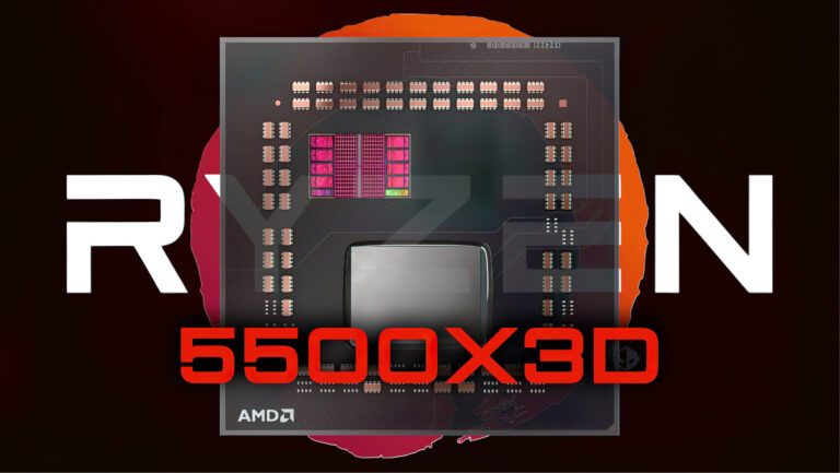 اولین بنچمارک پردازنده AMD Ryzen 5 5500X3D منتشر شد